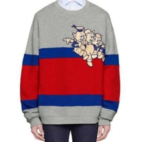 gucci rainbow pig sweater